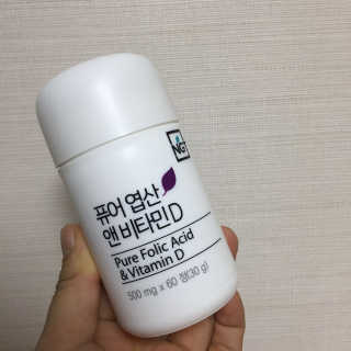 네츄럴굿띵스 퓨어 락토 철분 60일분 — 5점을 준 리뷰어가 2018년 1월 올린 사용 사진