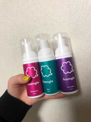 폼글 I foamgle [폼글] 거품가글 50ml 3종 - 민트, 라벤더, 라즈베리 — 4점을 준 리뷰어가 2019년 10월 올린 사용 사진