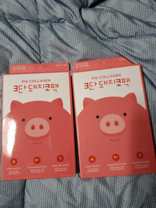 오리지널 미팩토리 3단 돼지코팩 5매입 X 2 — 4.33점을 준 리뷰어가 2018년 7월 올린 사용 사진