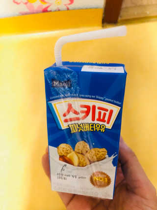 스키피피넛우유 스키피 피넛버터우유 — 5점을 준 리뷰어가 2019년 11월 올린 사용 사진