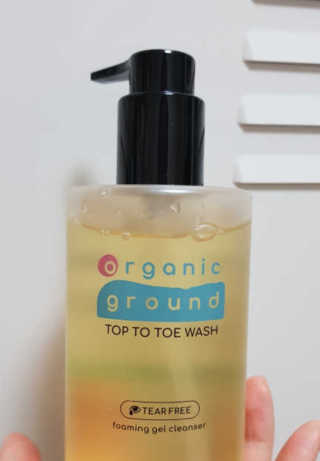 꿈비 오가닉 그라운드 탑투토 워시 300ML — 4.5점을 준 리뷰어가 2019년 7월 올린 사용 사진