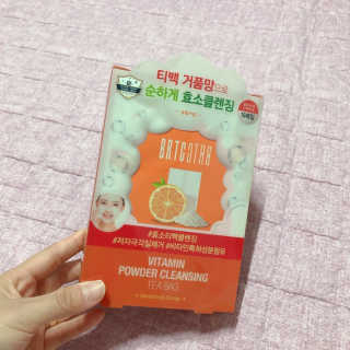 비알티씨 V10 파우더 클렌징 티백 2종 — 4점을 준 리뷰어가 2019년 3월 올린 사용 사진
