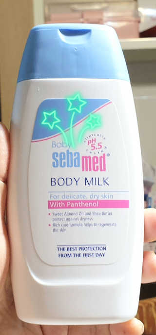 세바메드 베이비 바디밀크 200ml — 5점을 준 리뷰어가 2019년 12월 올린 사용 사진