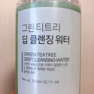 (주)에네스티 그린 티트리 딥 클렌징 워터 300ml — 5점을 준 리뷰어가 2019년 11월 올린 사용 사진