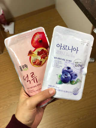 [풀무원] 마시는 건강밸런스 석류 — 2.83점을 준 리뷰어가 2018년 1월 올린 사용 사진