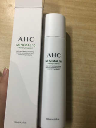 AHC 에이 에이치 씨 미니멀 10 워터리 에센스 — 5점을 준 리뷰어가 2018년 11월 올린 사용 사진