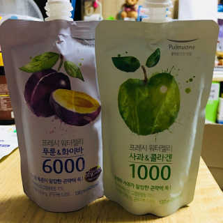 풀무원 프레시 워터젤리 — 5점을 준 리뷰어가 2018년 8월 올린 사용 사진
