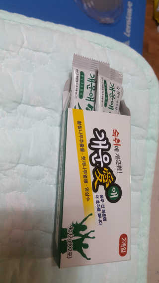 숙취해소 확실히! 아~개운愛 개운애 숙취해소환 — 4.83점을 준 리뷰어가 2017년 6월 올린 사용 사진