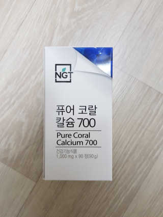 네츄럴굿띵스 퓨어 코랄 칼슘 700 30일분 — 4.33점을 준 리뷰어가 2018년 6월 올린 사용 사진