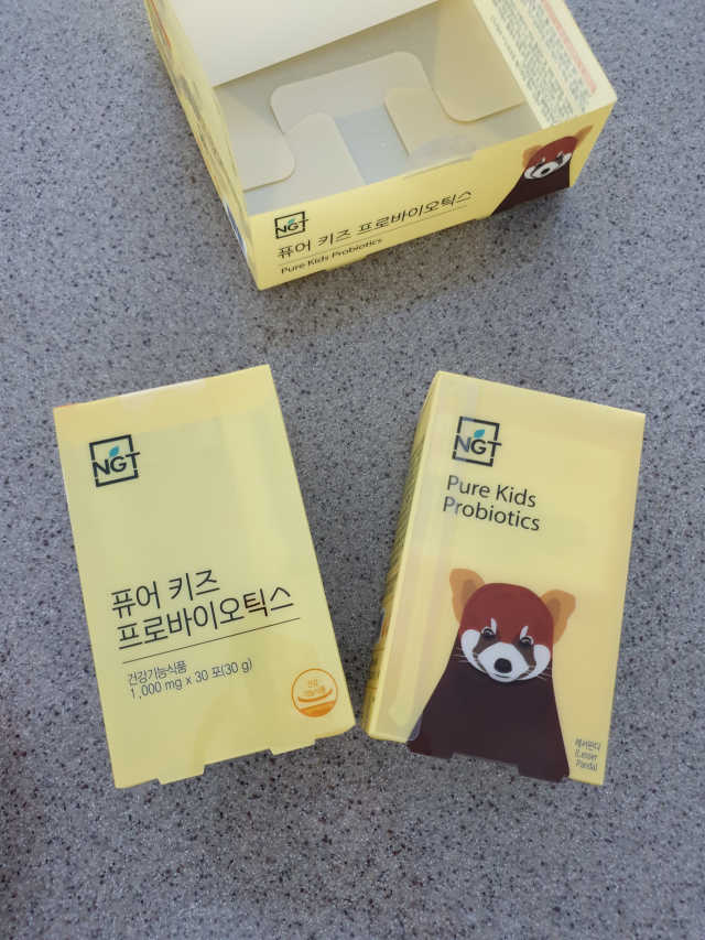퓨어 키즈 프로바이오틱스 60포 리뷰 사진