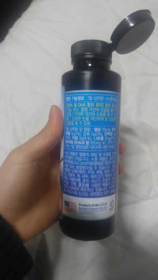 오메가-3스무디 [오메가스무디] 짜먹는 오메가3 DHA 임산부 어린이 — 5점을 준 리뷰어가 2019년 1월 올린 사용 사진