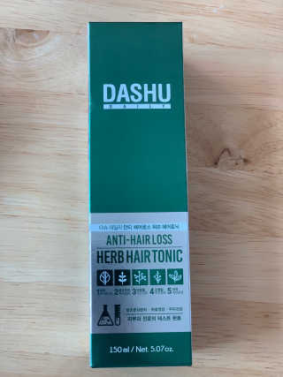 다슈코리아 다슈 데일리 안티 헤어로스 허브 헤어토닉 150ml — 4.5점을 준 리뷰어가 2019년 8월 올린 사용 사진