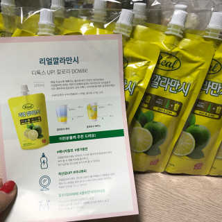 장수농가 리얼깔라만시 — 3.83점을 준 리뷰어가 2018년 6월 올린 사용 사진