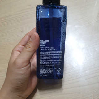 다슈코리아 다슈 맨즈 아쿠아 딥 포텐 토너 153ml — 4.5점을 준 리뷰어가 2019년 6월 올린 사용 사진