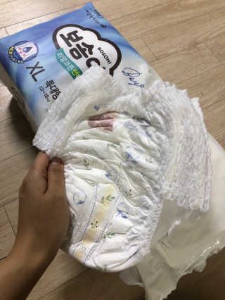 보솜이 리얼코튼 팬티형 — 4점을 준 리뷰어가 2019년 3월 올린 사용 사진