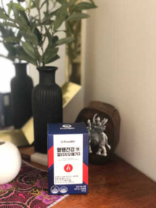 프롬바이오 혈액순환과 눈 건강을 동시에 혈행건강엔알티지오메3 — 5점을 준 리뷰어가 2019년 12월 올린 사용 사진