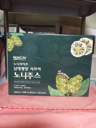 장수농가 남태평양 사모아 노니 원액 1L or 200mlx10팩 중 택 1 — 4.5점을 준 리뷰어가 2019년 1월 올린 사용 사진