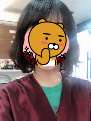 [헤어블리] 정품 시세이도펌 이용권 — 5점을 준 리뷰어가 2019년 4월 올린 사용 사진