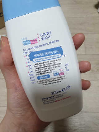 세바메드 베이비 바디워시 200ml — 5점을 준 리뷰어가 2020년 2월 올린 사용 사진