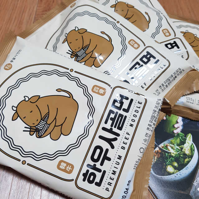[달리살다] ★프리미엄 라면, 한우사골면 4개 SET★ 리뷰 사진