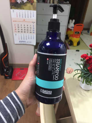 다슈코리아 다슈 데일리 패스트 한방 두피 샴푸 500ml — 5점을 준 리뷰어가 2017년 5월 올린 사용 사진