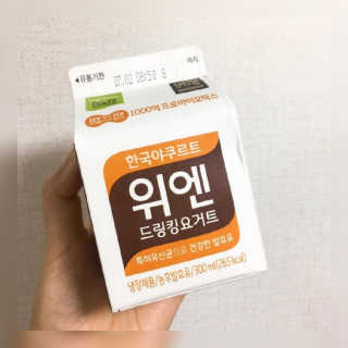 [gs25 X 한국야쿠르트] 위엔 드링킹요거트 5개입 — 5점을 준 리뷰어가 2019년 7월 올린 사용 사진