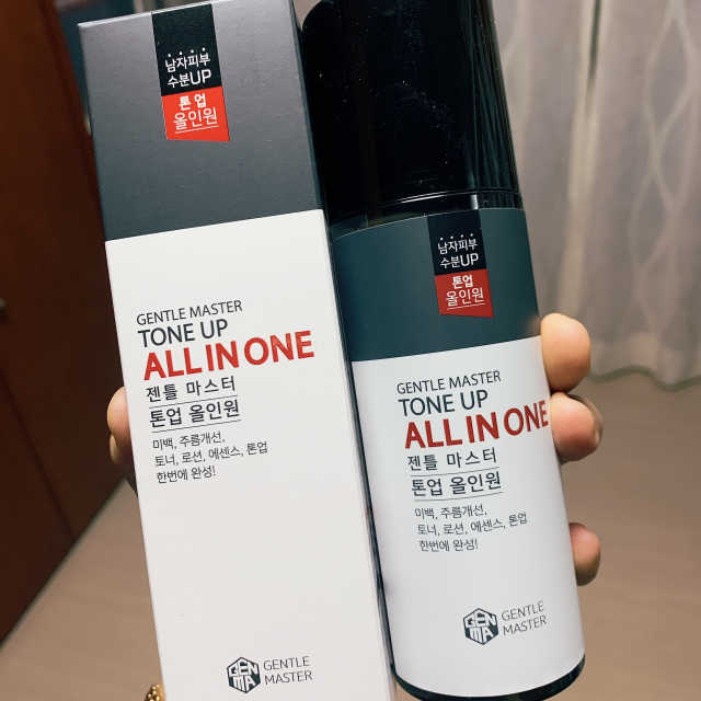젠틀마스터 톤업올인원 150ml 리뷰 사진