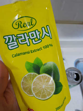 장수농가 리얼깔라만시 — 4점을 준 리뷰어가 2018년 4월 올린 사용 사진