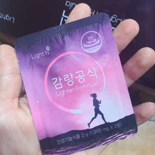[감량공식] 다이어트 건강기능식품 — 5점을 준 리뷰어가 2019년 12월 올린 사용 사진