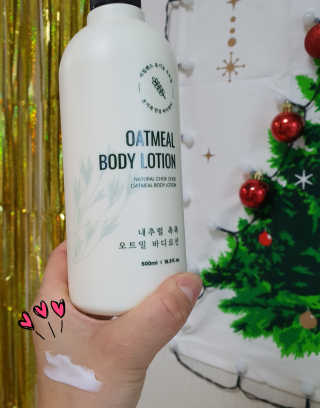 (주)에네스티 내추럴 촉촉  오트밀 바디로션 500ml — 5점을 준 리뷰어가 2019년 12월 올린 사용 사진