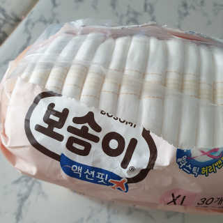 보솜이 액션핏 팬티형 — 5점을 준 리뷰어가 2019년 3월 올린 사용 사진