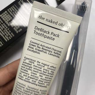 the naked object 디블랙팩치약 디블랙칫솔 세트 — 5점을 준 리뷰어가 2019년 6월 올린 사용 사진