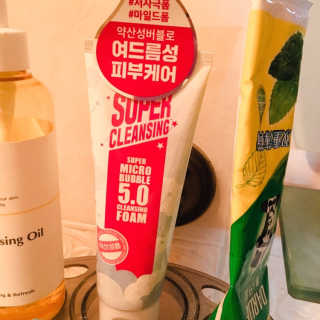 미팩토리 슈퍼 마이크로 버블 5.0 클렌징 폼 X 2EA — 4점을 준 리뷰어가 2019년 6월 올린 사용 사진