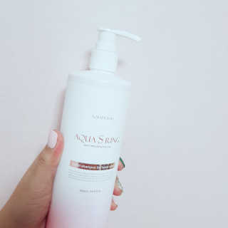 아쿠아큐링 아쿠아S링 퓨어리프레싱 헤어케어 500ml — 4.5점을 준 리뷰어가 2018년 8월 올린 사용 사진