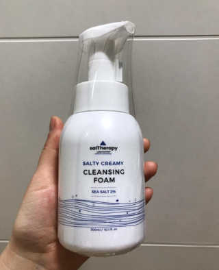 솔테라피 솔티 크리미 클렌징폼 300ml — 4점을 준 리뷰어가 2019년 4월 올린 사용 사진