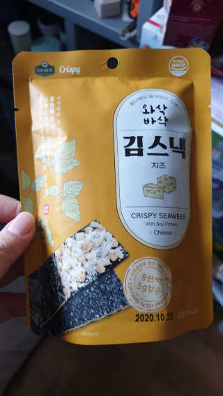 더빈트 와삭바삭 김스낵 — 5점을 준 리뷰어가 2019년 12월 올린 사용 사진