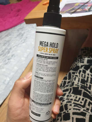 다슈코리아 다슈 포 맨 프리미엄 메가 홀드 슈퍼 스프레이 250ml — 3점을 준 리뷰어가 2019년 2월 올린 사용 사진