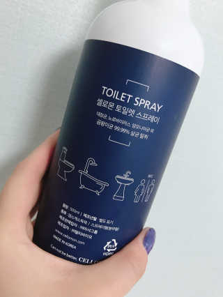 셀로몬 토일렛 스프레이 500ml — 4점을 준 리뷰어가 2018년 5월 올린 사용 사진