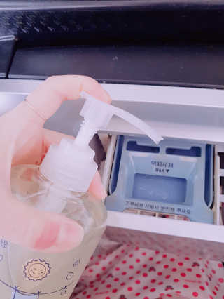 고위드 올인원 천연 세탁세제 — 5점을 준 리뷰어가 2018년 12월 올린 사용 사진