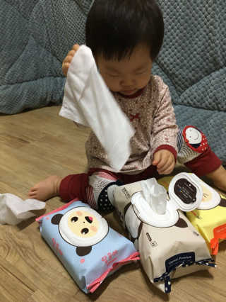 달곰이 물티슈 — 4점을 준 리뷰어가 2017년 1월 올린 사용 사진