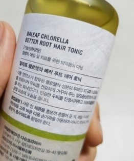 달리프 클로렐라 베러 루트 헤어토닉 100ml — 4점을 준 리뷰어가 2020년 1월 올린 사용 사진