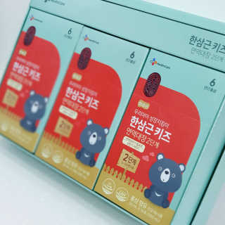 한삼근 블랙라벨 CJ헬스케어 한삼근 키즈 면역대장 2단계 — 5점을 준 리뷰어가 2019년 10월 올린 사용 사진