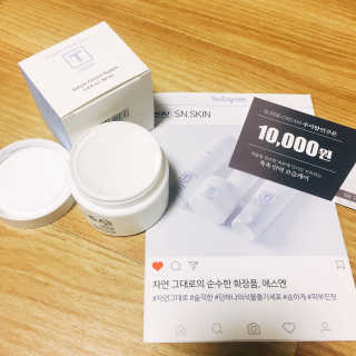 SN 에스엔 티크림 — 5점을 준 리뷰어가 2017년 12월 올린 사용 사진