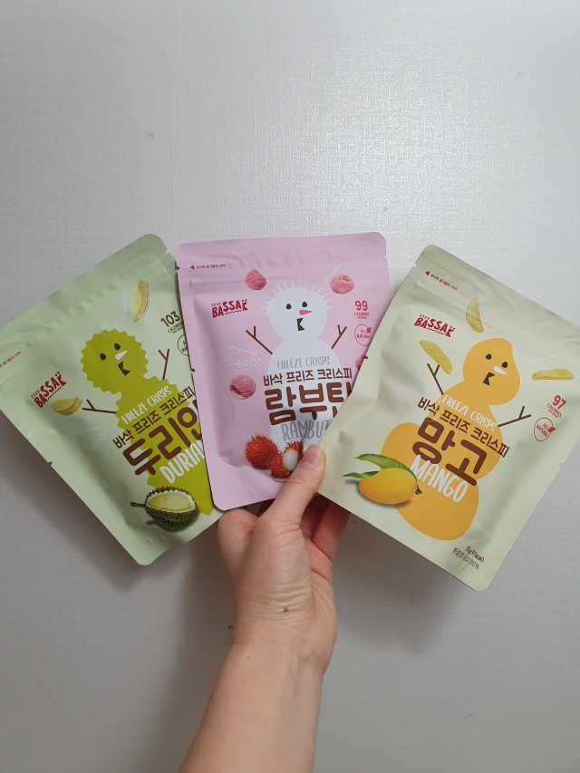 바삭 프리즈 크리스피 3종 리뷰 사진