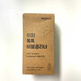 [에코앤드]이지톡톡 버블클리너 1종세척제 — 5점을 준 리뷰어가 2019년 7월 올린 사용 사진