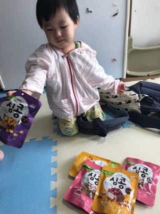 풀무원 칼로리 부담 없는 건강 간식, 심콩 — 3.5점을 준 리뷰어가 2019년 10월 올린 사용 사진