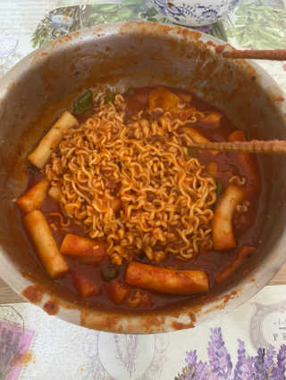 화곡미담 옛날 떡볶이 — 5점을 준 리뷰어가 2020년 3월 올린 사용 사진