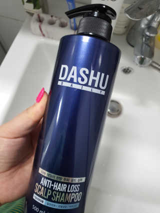 다슈코리아 다슈 데일리 단백질 한방 두피 골드 샴푸 500ml — 5점을 준 리뷰어가 2020년 3월 올린 사용 사진