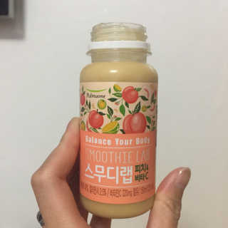 풀무원 스무디랩 피치&비타 — 4.83점을 준 리뷰어가 2017년 11월 올린 사용 사진