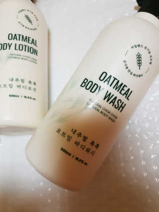 (주)에네스티 내추럴 촉촉  오트밀 바디워시 500ml — 5점을 준 리뷰어가 2020년 1월 올린 사용 사진